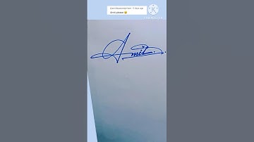 Amit name signature simple #amit signature style #amit namer signature writing #ytshorts#calligraphy