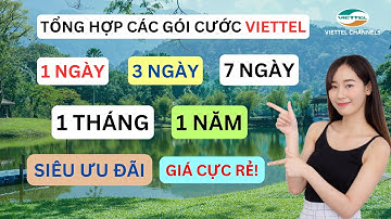 Các Gói Cước Viettel 1 Ngày 3 Ngày 7 Ngày 1 Tháng 1 Năm: Tổng Hợp Siêu Ưu Đãi Giá Cực Rẻ! #trending