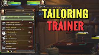 Dalaran Tailoring Trainer Location (Expert) (WoW Forever)