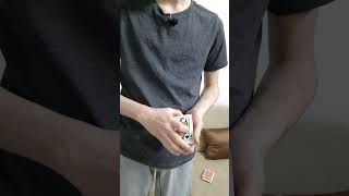 Invisible Card Control!! Turnover Pass!! #magic #cardmagic