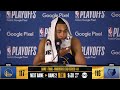 Jordan Poole Postgame Interview - Game 1 | Warriors vs Grizzlies | 2022 NBA Playoffs