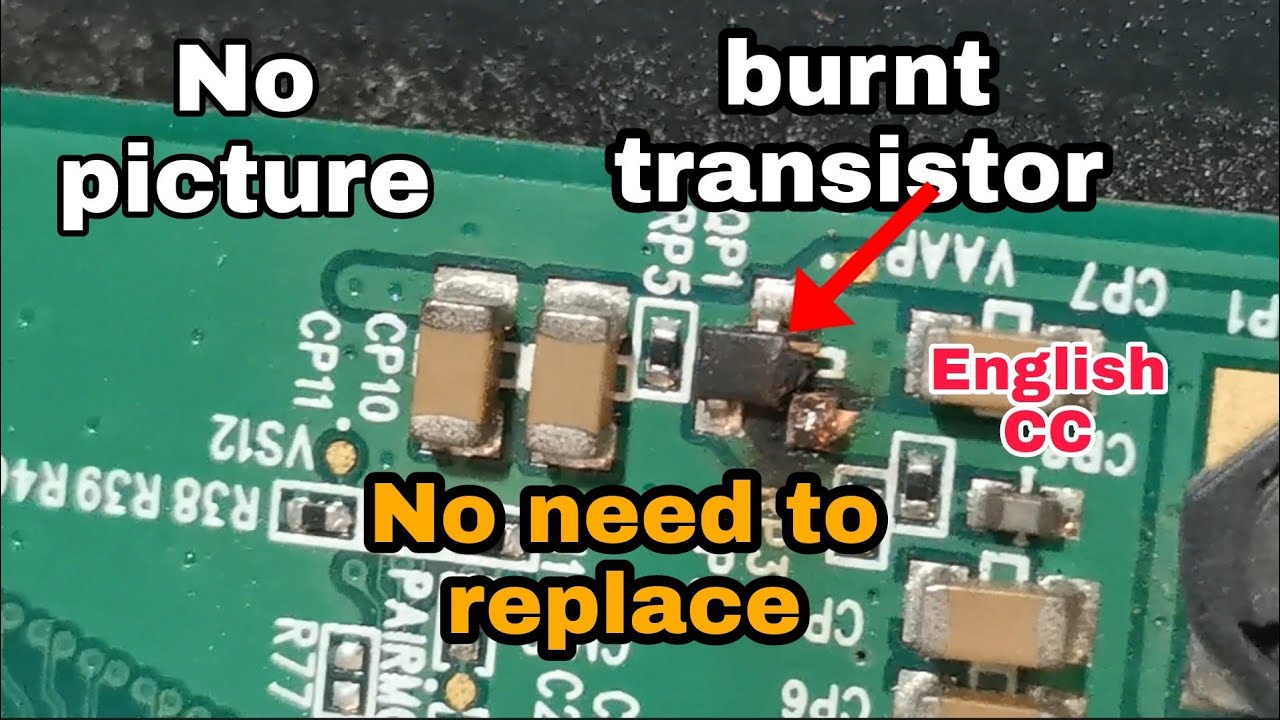 How to fix no picture in led tv youtube