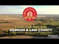 23284 acres ml farmland auction  johnson  linn county ia