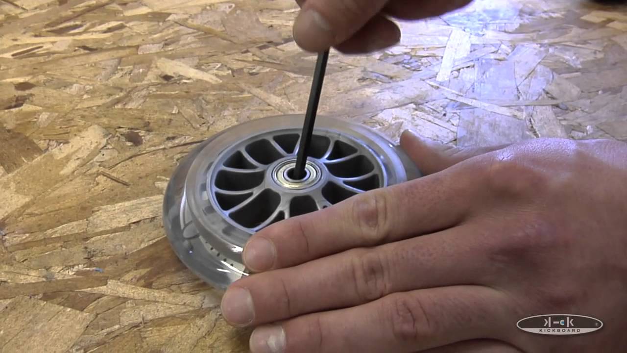 Replacing Wheel Bearings - Mini Kick Scooter Parts - YouTube