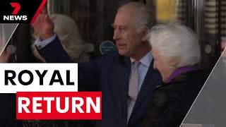 King Charles visits cancer patients and researchers | 7 News Australia