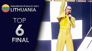 🇱🇹 Eurovision 2021: LITHUANIA - GRAND FINAL PABANDOM IS NAUJO 2021! - My Top 6