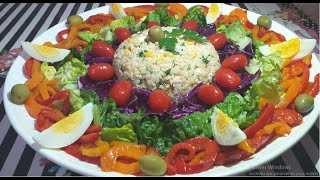 • Salade Composée Variée (EBLY/LEGUMES) سلطة مشكلة للمناسبات و الأعراس •