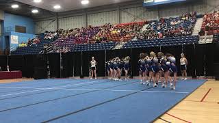 Lewiston’s Class A routine at state cheerleading championship