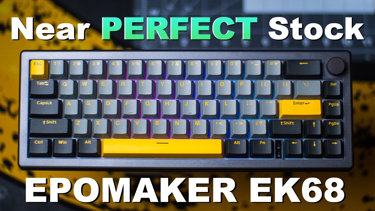 コンパクトなノブ付き65%レイアウトメカニカルキーボード「Epomaker