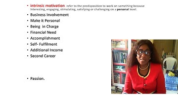 Module1 Unit 2:  Start-up Decision – What Motivate people to begin new businesses