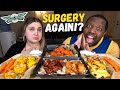 Going back into surgery wingstop mukbang