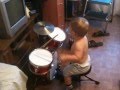 Маленький барабанщик 1 год 4 месяца. little drummer 1 year 4 months