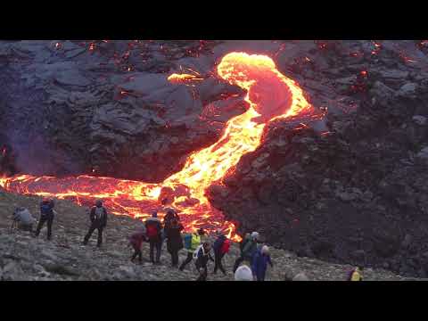 Volcanic eruption in Iceland