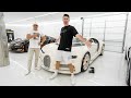 TJ HUNT REACTING TO MY HERMES BUGATTI CHIRON || Manny Khoshbin