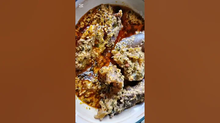 Pounded yam and egusi soup😍@I_shine4