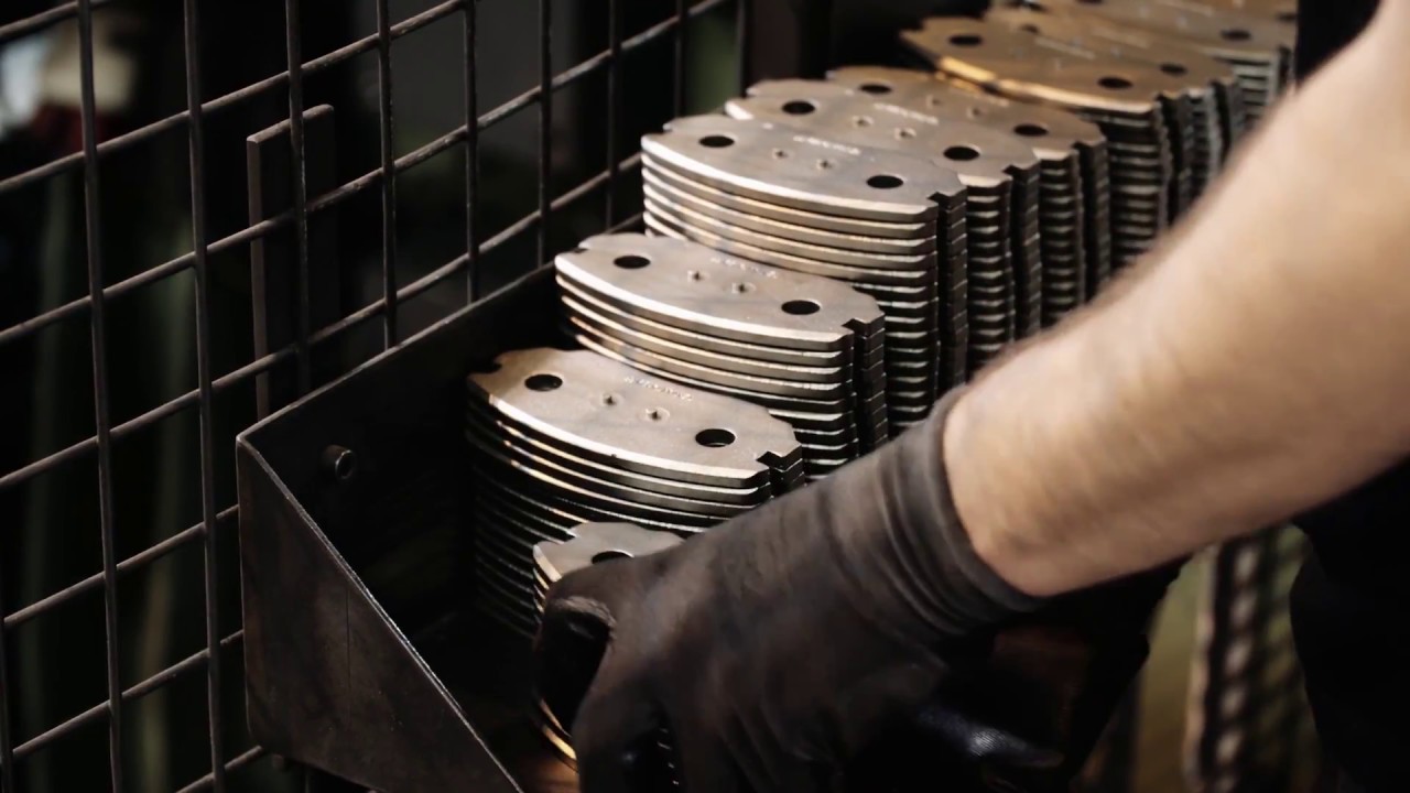 Production d’une plaquette de frein