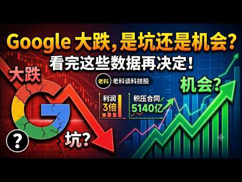 Google 大跌，担心资本支出暴涨？是坑还是机会？看完这这些数据再决定！（老科谈科技股 276期）