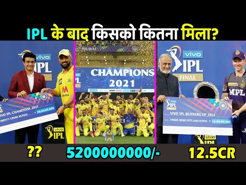 IPL Prize Money After IPL Finale For Match And Season