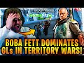 BOBA FETT (SOJ) DOMINATES GLs IN TERRITORY WARS! Lord Vader DELETED! Boba Fett Omicron Gameplay