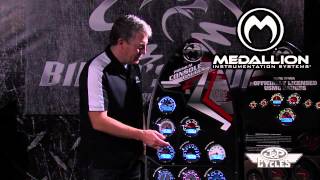 Medallion Premium 5&quot; Console Gauge for Harley Davidson - Avalable at J&amp;P Cycles