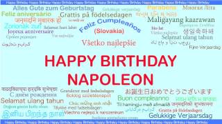 Napoleon   Languages Idiomas - Happy Birthday