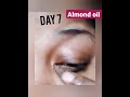 Almond oil for removed under eye  dark circles 7 days challenge blessyjk56