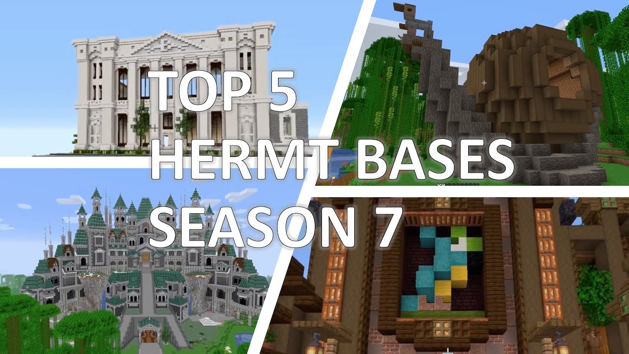 Top 5 Hermit Bases (Hermitcraft season 7) YouTube