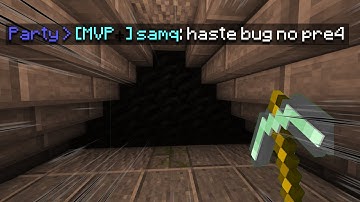 how to fix the haste bug in f/m7 dungeons (hypixel skyblock)