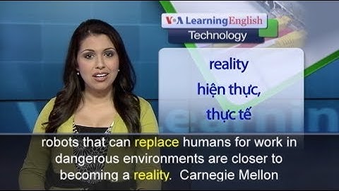 Phát âm chuẩn cùng VOA - Anh ngữ đặc biệt: Robot Dirty Work (VOA-Tech)