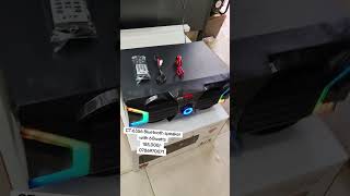 USB input, memory card input,FM radio,60watts, Bluetooth,works while connected to solar or
