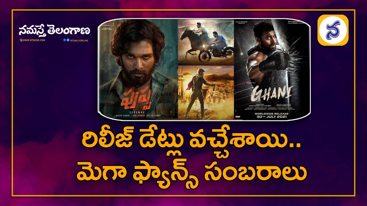 Mega Family Heroes Movies Release Dates - Mega Heros Hungama 2021 - Tollywood Latest Movies