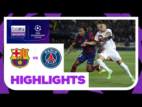 Barcelona v PSG | Champions League 23/24 | Match Highlights