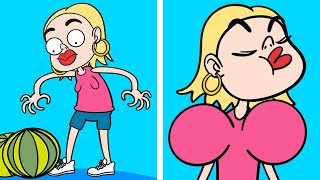 5 RELATABLE SITUATIONS ANYONE CAN RECOGNIZE | Funny Life Situations by 123Go! Animated