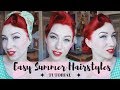 Easy Summer Pinup Hairstyles