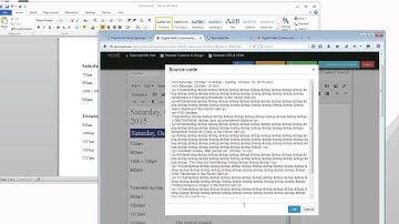 Copy from Word to TinyMCE
