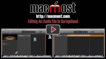 Editing An Audio File In GarageBand (#997)