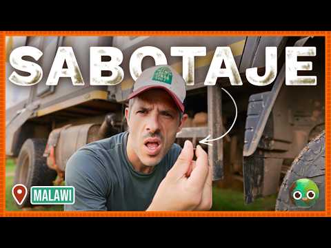 NOS PINCHAN la rueda en la RUTA OVERLANDER por Malawi  | Expedición Familiar por África [Cap. 73]