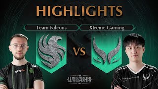 PLAYOFFS! Team Falcons vs Xtreme Gaming - Highlights Compilation | Manual Rounds