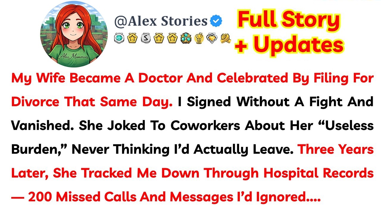 My Wife Became A Doctor And Celebrated By Filing For Divorce That Same Day  I Signed Without A Fi