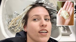 BLEACH FAIL MELTED MY HAIR OFF BEFORE MY WEDDING! MY HAIR FELL OUT!