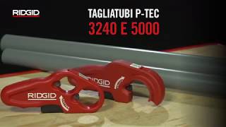 Ridgid PTEC 3240 Tagliatubi per tubi di scarico in plastica, capacità  diametro effettivo 32 - 40 mm - 37463