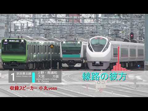 JR秋葉原駅 発車メロディ 「線路の彼方」「小川のせせらぎ V1」「スプリングボックス」「Cappuccino」「春 New ver」「教会の見える駅 」