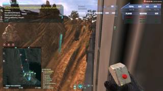 Planetside light assault C4 ultrakill on a bridge