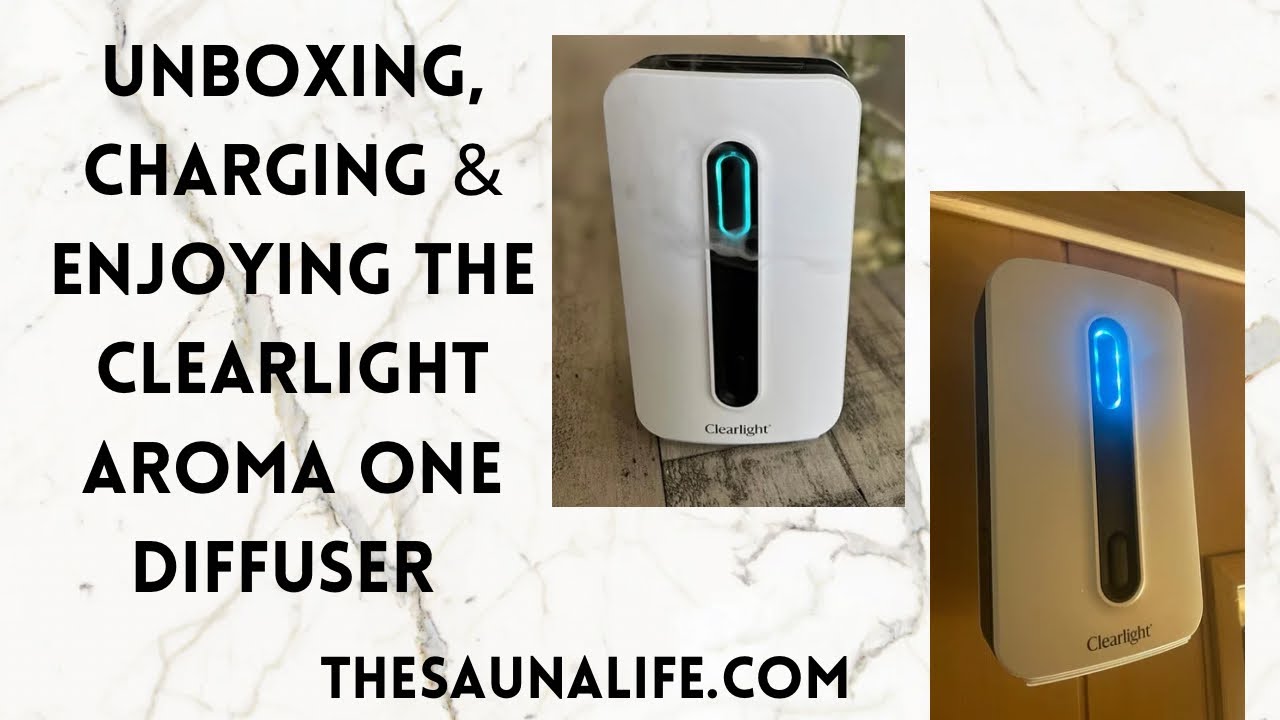 Unboxing rhe Aroma One ClearlightGenerator/diffuser. Order at thesaunalife.com 