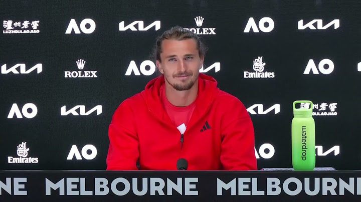 'Stop blaming Novak' Alexander Zverev on Djokovic's semis retirement and reaching AO final｜Aus Open