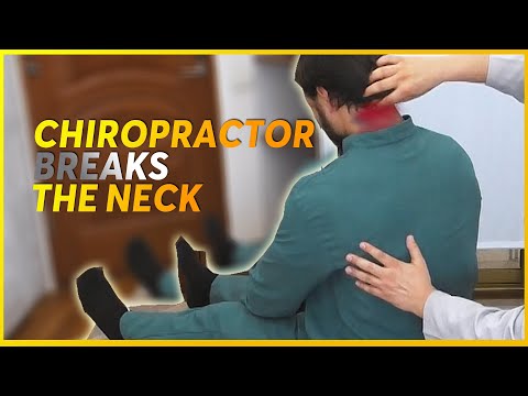 Видео: CHIROPRACTOR breaks the doctor's neck ASMR video