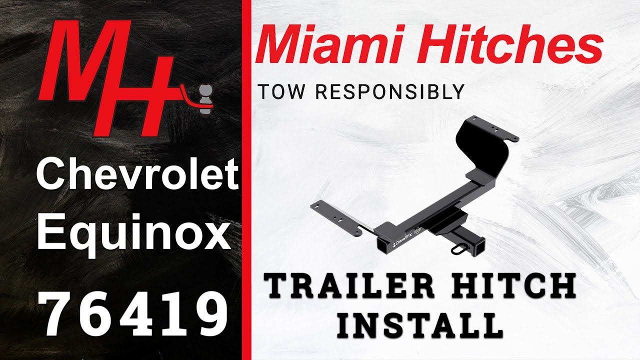 Trailer Hitch Install: 2019 Chevrolet Equinox Draw-Tite 76419 - YouTube
