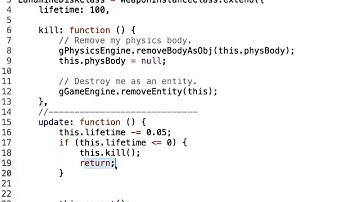 Update one entity - HTML5 Game Development