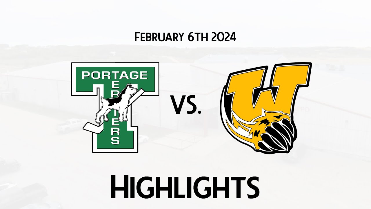 HIGHLIGHTS | Portage Terriers @ Waywayseecappo Wolverines Feb 6/24 ...