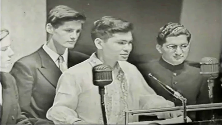 Student Exchange - Final Speech at UN (1954) | Phi...